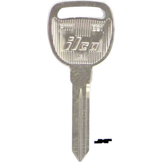 ILCO GM Nickel Plated Automotive Key, B91 / P1111 (10-Pack)
