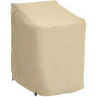 Classic Accessories 25.5 In. W. x 45 In. H. x 33.5 In. L. Tan Polyester/PVC Chair Cover Image 1